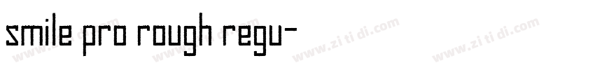 smile pro rough regu字体转换